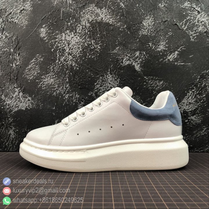 Alexander McQueen Sole Unisex Sneakers 37681 White&Blue